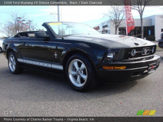 2008 Ford Mustang V6 Deluxe Convertible in Black