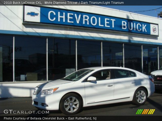 2010 Buick LaCrosse CXL in White Diamond Tricoat