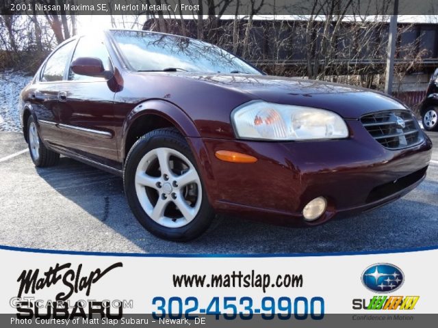 2001 Nissan Maxima SE in Merlot Metallic