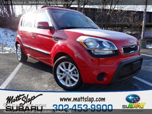 2012 Kia Soul + in Molten Red