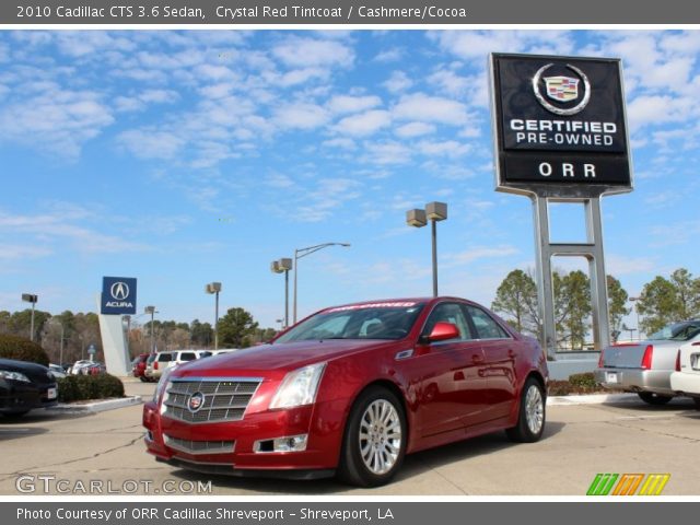 2010 Cadillac CTS 3.6 Sedan in Crystal Red Tintcoat