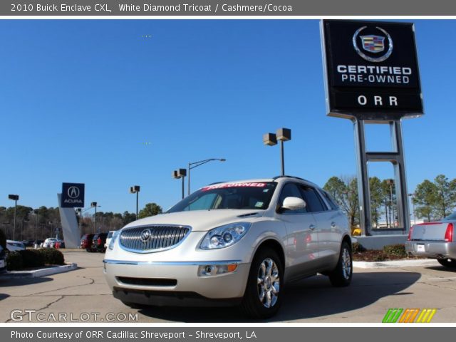 2010 Buick Enclave CXL in White Diamond Tricoat