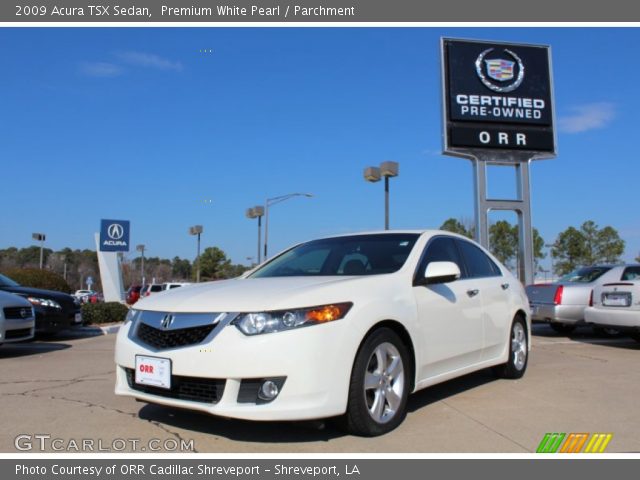 2009 Acura TSX Sedan in Premium White Pearl