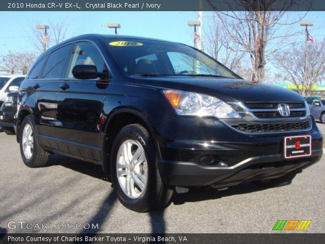 2010 Honda CR-V EX-L in Crystal Black Pearl