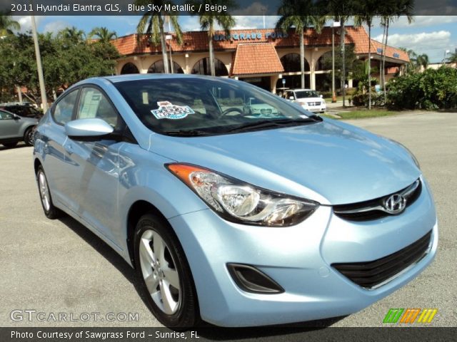 2011 Hyundai Elantra GLS in Blue Sky Metallic