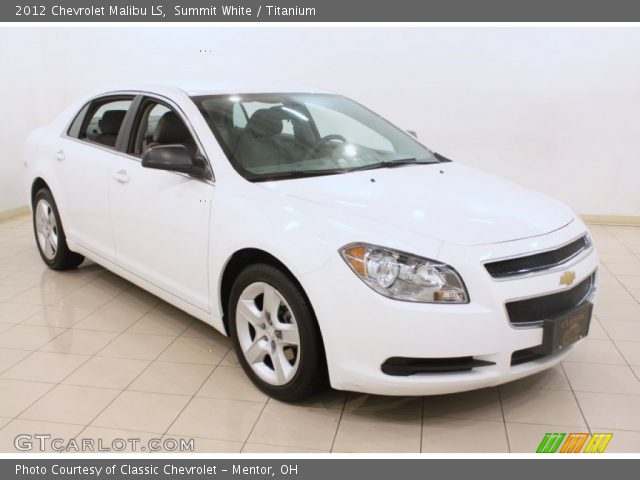 2012 Chevrolet Malibu LS in Summit White