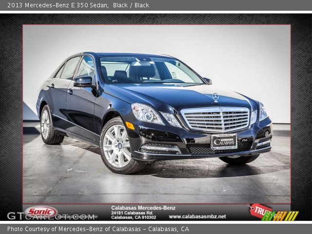2013 Mercedes-Benz E 350 Sedan in Black