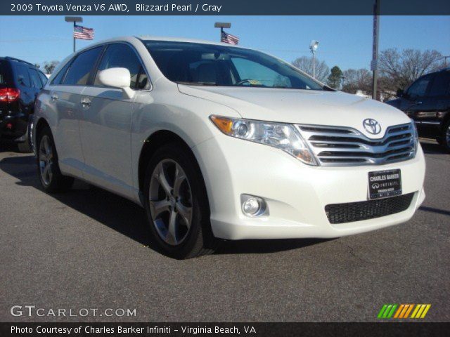2009 Toyota Venza V6 AWD in Blizzard Pearl