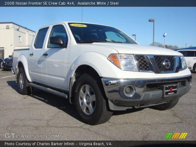 2008 Nissan Frontier SE Crew Cab 4x4 in Avalanche White