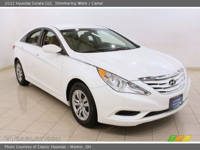 2012 Hyundai Sonata GLS in Shimmering White