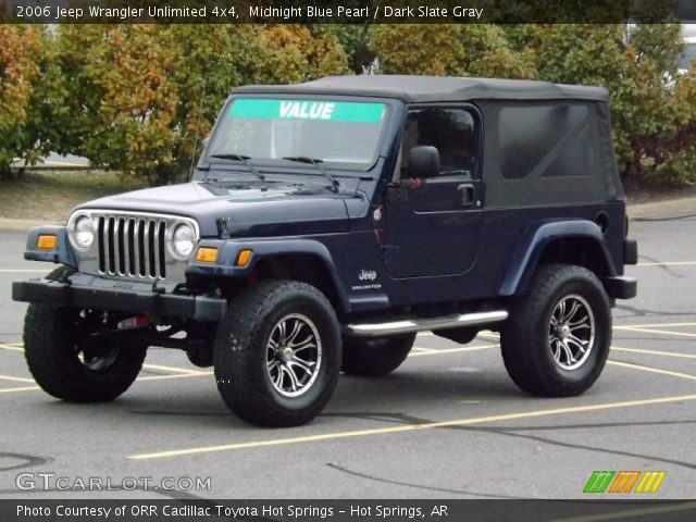 Midnight blue jeep
