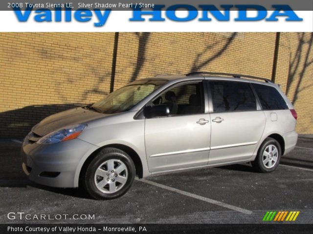 2008 Toyota Sienna LE in Silver Shadow Pearl