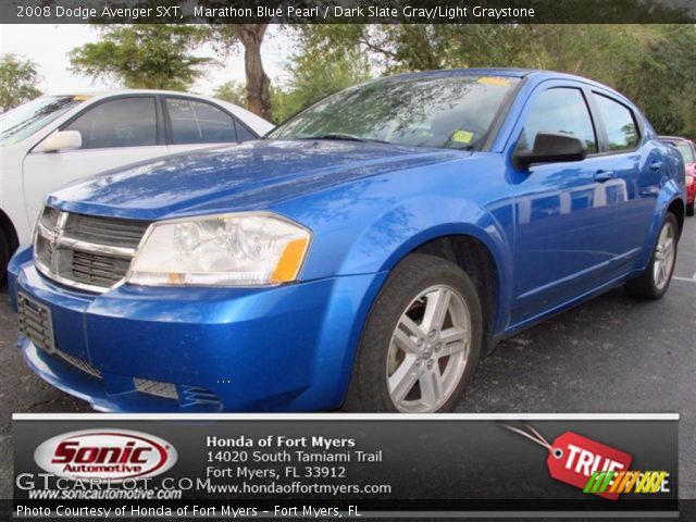 2008 Dodge Avenger SXT in Marathon Blue Pearl