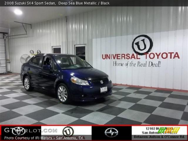 2008 Suzuki SX4 Sport Sedan in Deep Sea Blue Metallic