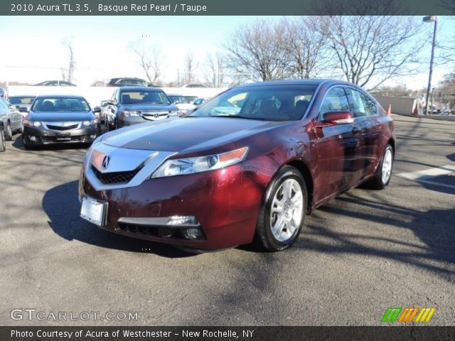 2010 Acura TL 3.5 in Basque Red Pearl