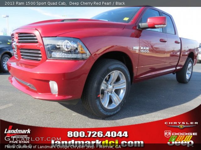 2013 Ram 1500 Sport Quad Cab in Deep Cherry Red Pearl
