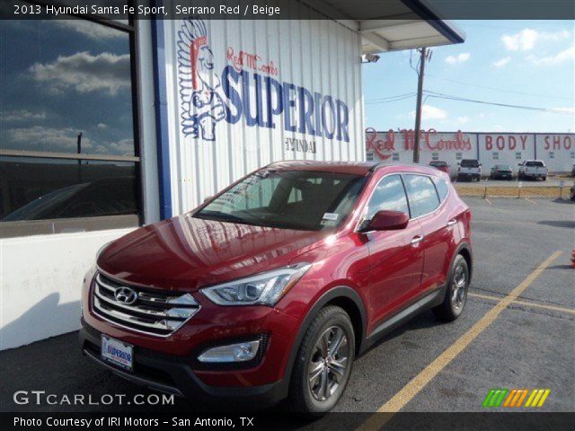 2013 Hyundai Santa Fe Sport in Serrano Red