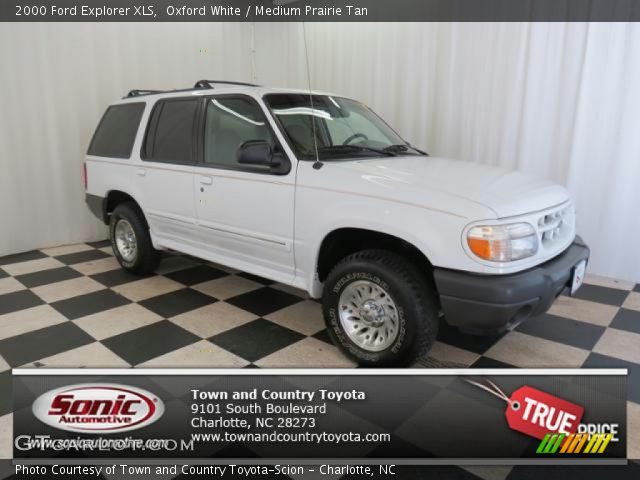 2000 Ford Explorer XLS in Oxford White