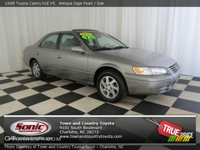 1998 Toyota Camry XLE V6 in Antique Sage Pearl