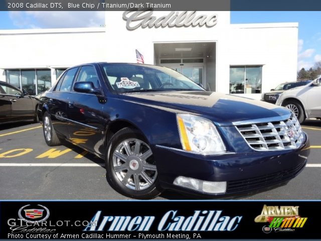2008 Cadillac DTS  in Blue Chip