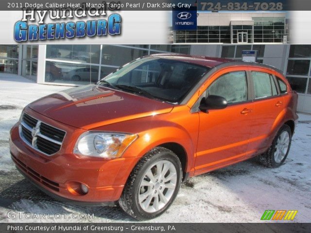 2011 Dodge Caliber Heat in Mango Tango Pearl