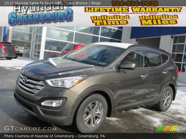 2013 Hyundai Santa Fe Sport AWD in Cabo Bronze
