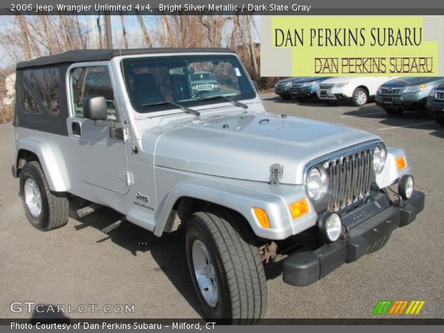2006 Jeep Wrangler Unlimited 4x4 in Bright Silver Metallic