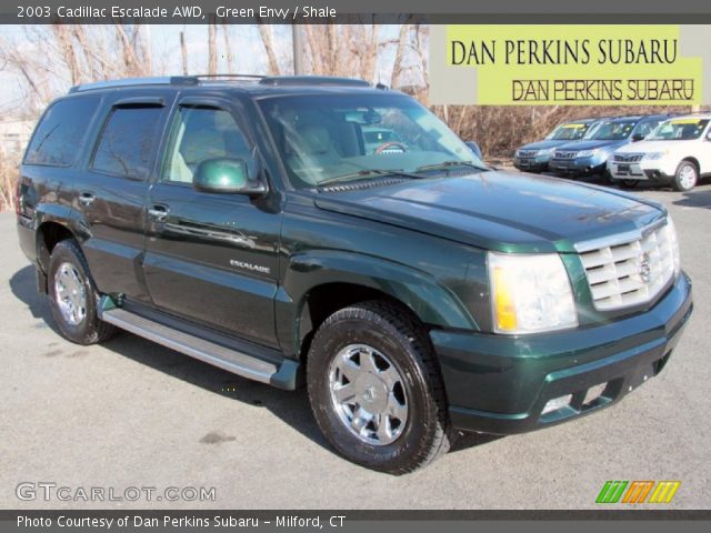 2003 Cadillac Escalade AWD in Green Envy