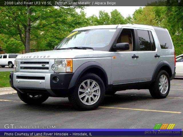 2008 Land Rover LR3 V8 SE in Zermatt Silver Metallic