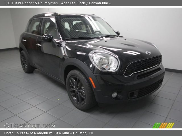 2013 Mini Cooper S Countryman in Absolute Black