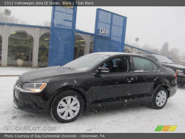 2012 Volkswagen Jetta SE Sedan in Black