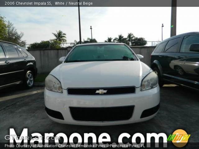 2006 Chevrolet Impala SS in White