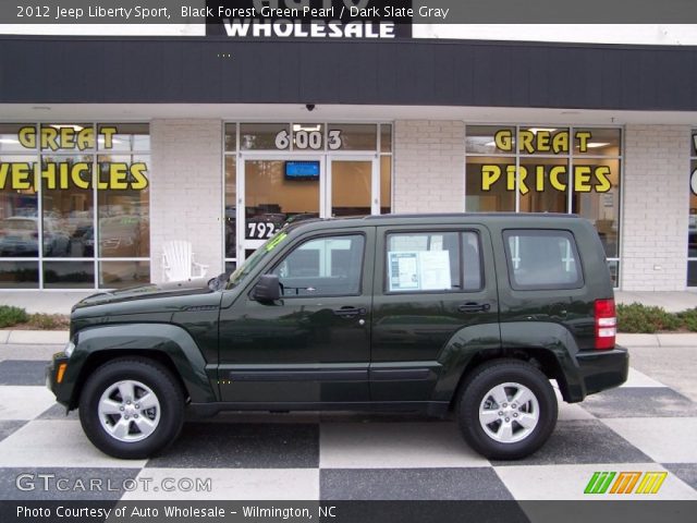 2012 Jeep Liberty Sport in Black Forest Green Pearl