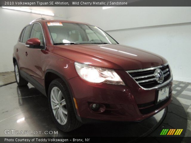 2010 Volkswagen Tiguan SE 4Motion in Wild Cherry Metallic