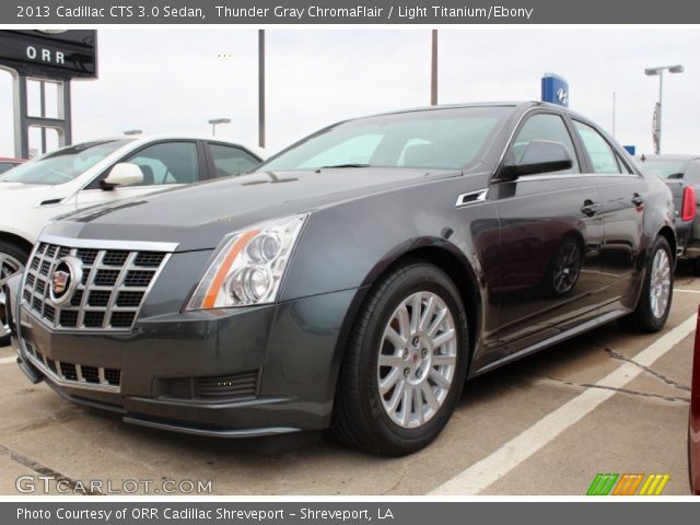 2013 Cadillac CTS 3.0 Sedan in Thunder Gray ChromaFlair