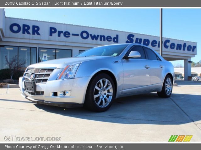 2008 Cadillac CTS Sedan in Light Platinum