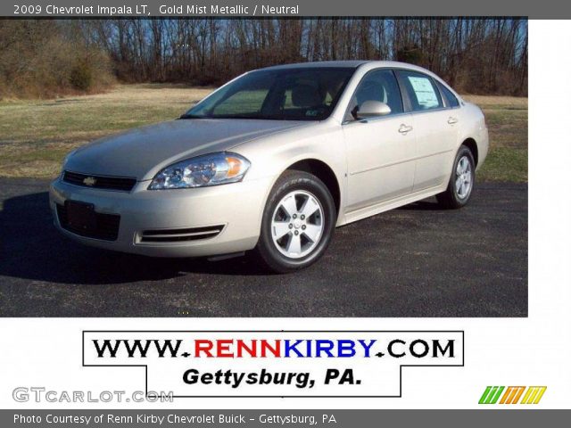 2009 Chevrolet Impala LT in Gold Mist Metallic