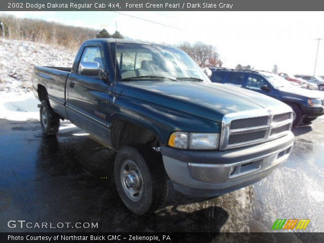 2002 Dodge Dakota Regular Cab 4x4 in Forest Green Pearl