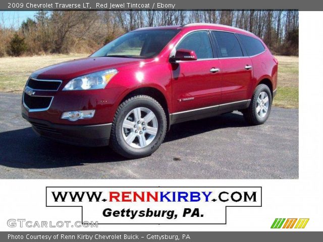 2009 Chevrolet Traverse LT in Red Jewel Tintcoat