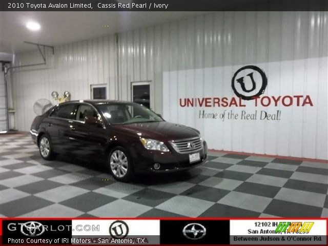 2010 Toyota Avalon Limited in Cassis Red Pearl