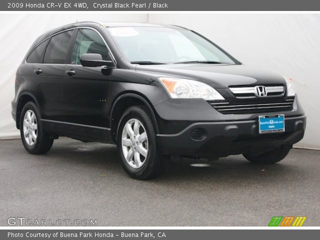 2009 Honda CR-V EX 4WD in Crystal Black Pearl
