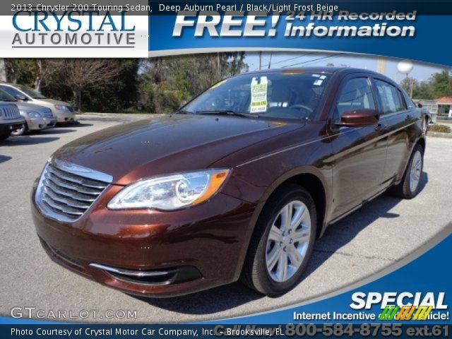 2013 Chrysler 200 Touring Sedan in Deep Auburn Pearl