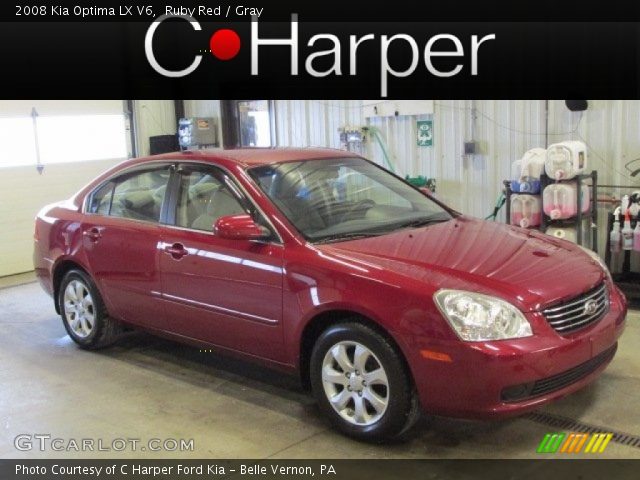 2008 Kia Optima LX V6 in Ruby Red