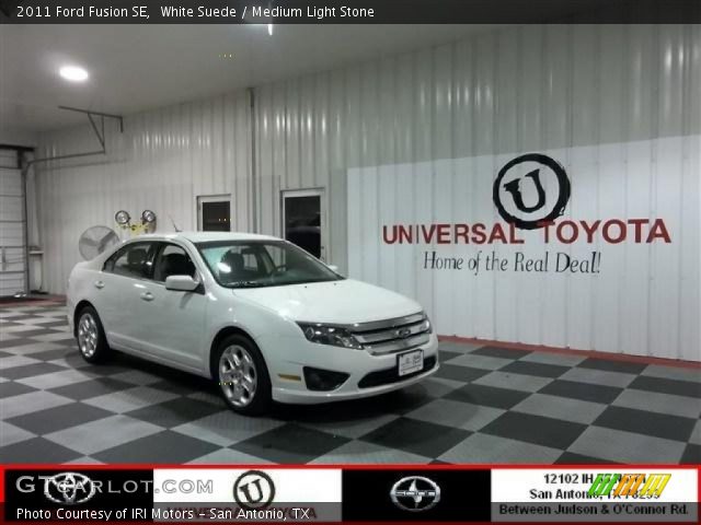 2011 Ford Fusion SE in White Suede