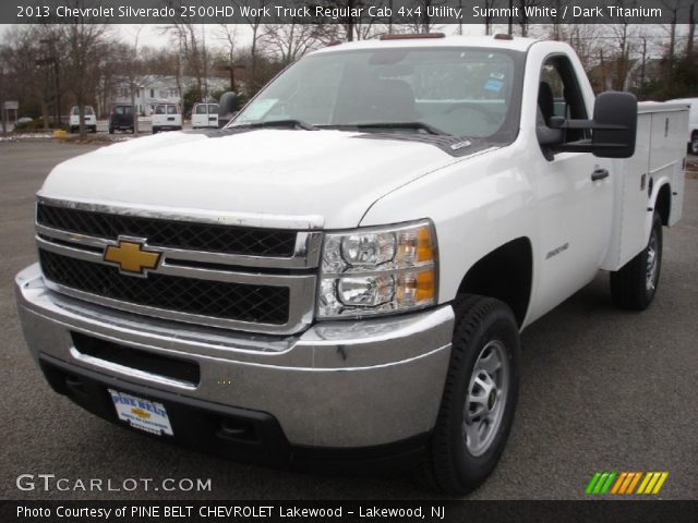 2013 Chevrolet Silverado 2500HD Work Truck Regular Cab 4x4 Utility in Summit White