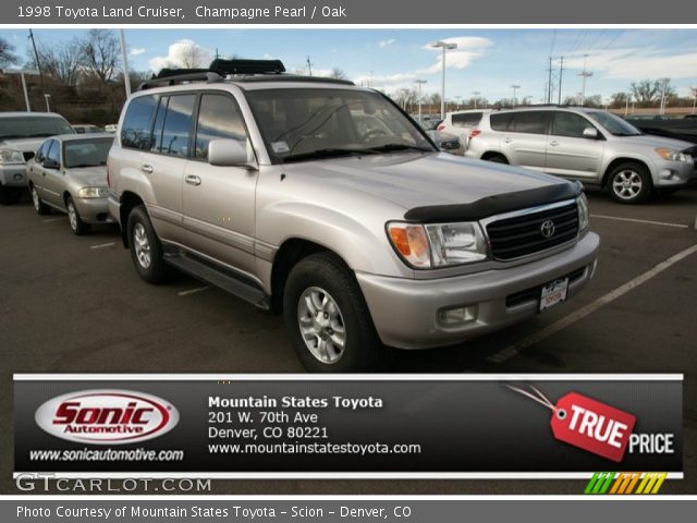 1998 Toyota Land Cruiser  in Champagne Pearl