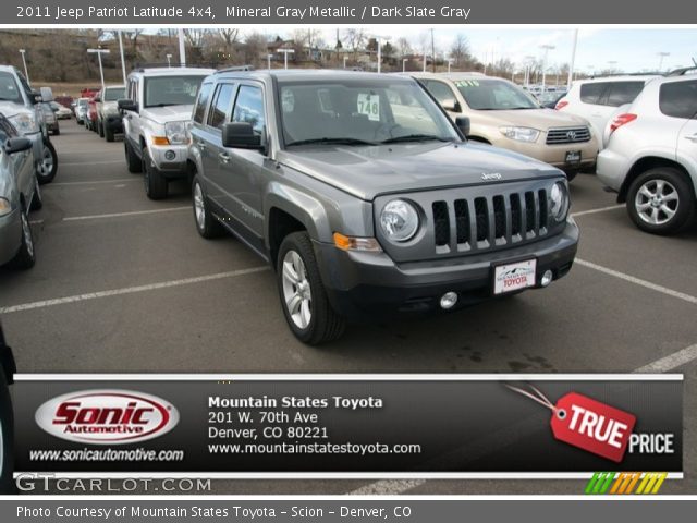 2011 Jeep Patriot Latitude 4x4 in Mineral Gray Metallic