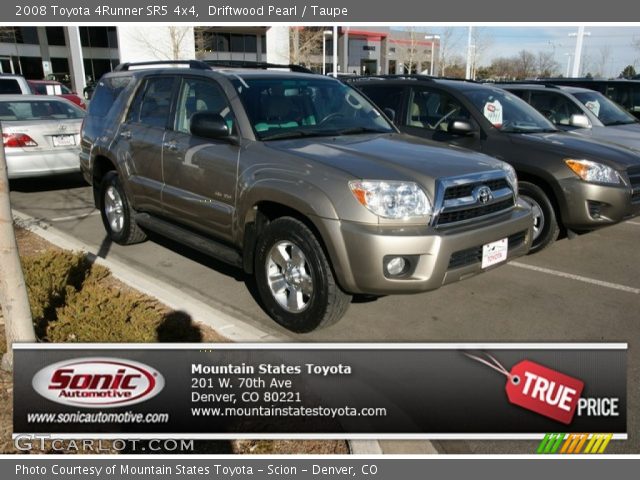 2008 Toyota 4Runner SR5 4x4 in Driftwood Pearl