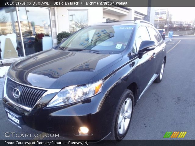 2010 Lexus RX 350 AWD in Obsidian Black