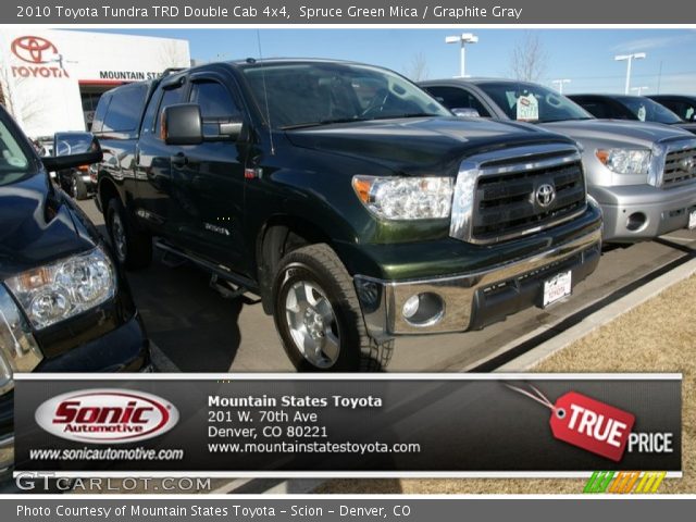 2010 Toyota Tundra TRD Double Cab 4x4 in Spruce Green Mica